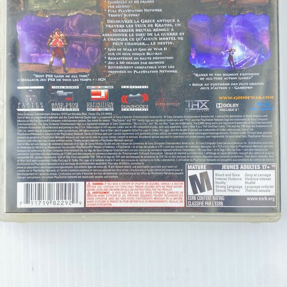 God of War Collection PS3 Video Game 2009 Case Booklet Disc Rated Mature - Picture 5 of 8